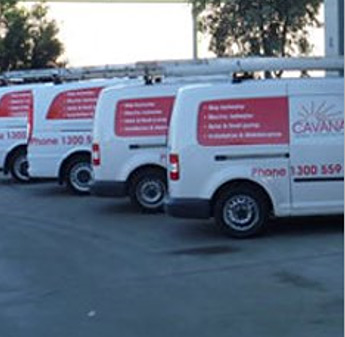 Cavana Plumbing Fleet of vehicles